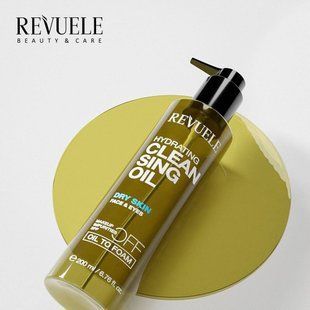 Гідрофільна&nbsp; олія для очищення обличчя Revuele Hydrating Cleansing Oil Dry Skin зі зволоженим ефектом,200 мл REV-049 фото