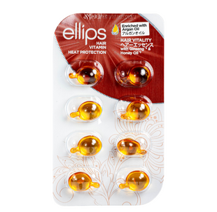 Капсули для волосся Ellips Hair Vitamin Hair Vitality With Ginseng & Honey Oil з женьшенем і медом, 8 шт &times; 1 мл 00023 фото