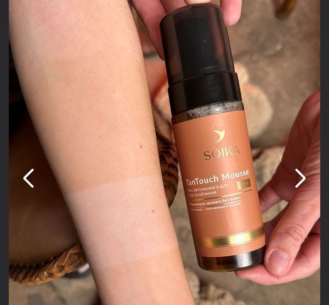 Мус-автозасмага SOIKA TanTouch Mousse Medium SPF 20 для обличчя та тіла SO023 фото