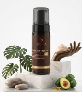 Мус-автозасмага SOIKA TanTouch Mousse Dark SPF 20 для обличчя та тіла SO024 фото