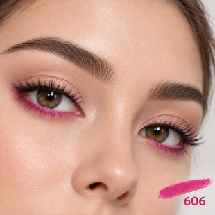 Неоновий олівець для очей PARISA Cosmetics Neon Demon №606, рожевий 00043 фото