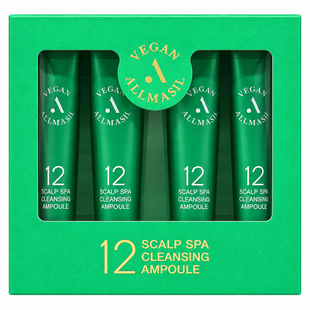 Набір пілінгів для шкіри голови ALLMASIL 12 Scalp Spa Cleansing Ampoule 15 мл &times; 4 шт 00012 фото