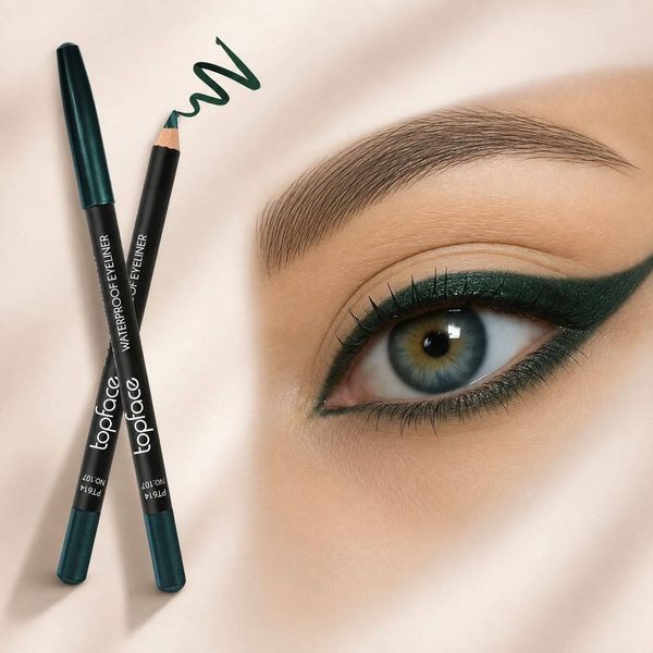 Водостійкий олівець для очей Topface Waterproof Eyeliner PT614 PT614 фото