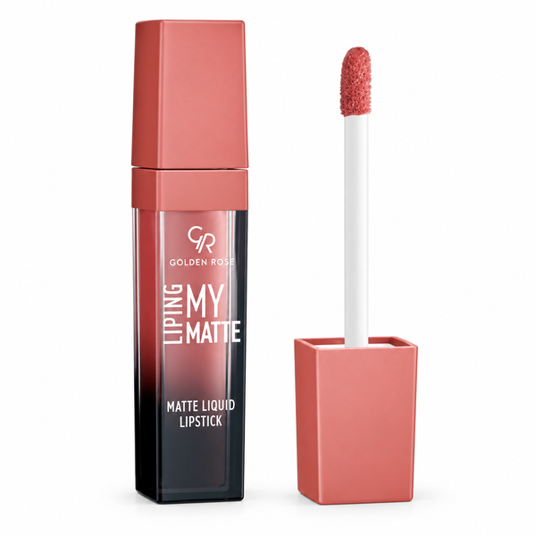 Рідка матова суперстійка помада Golden Rose My Matte Lip Ink №03 &mdash; бежево-нюдовий GR015 фото