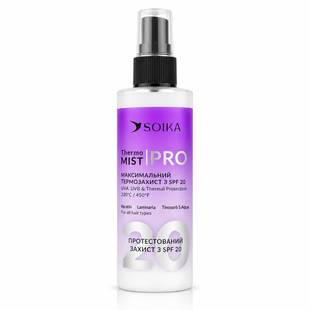 Спрей-термозахист для волосся SOIKA Thermo Mist PRO SPF 20 SO018 фото